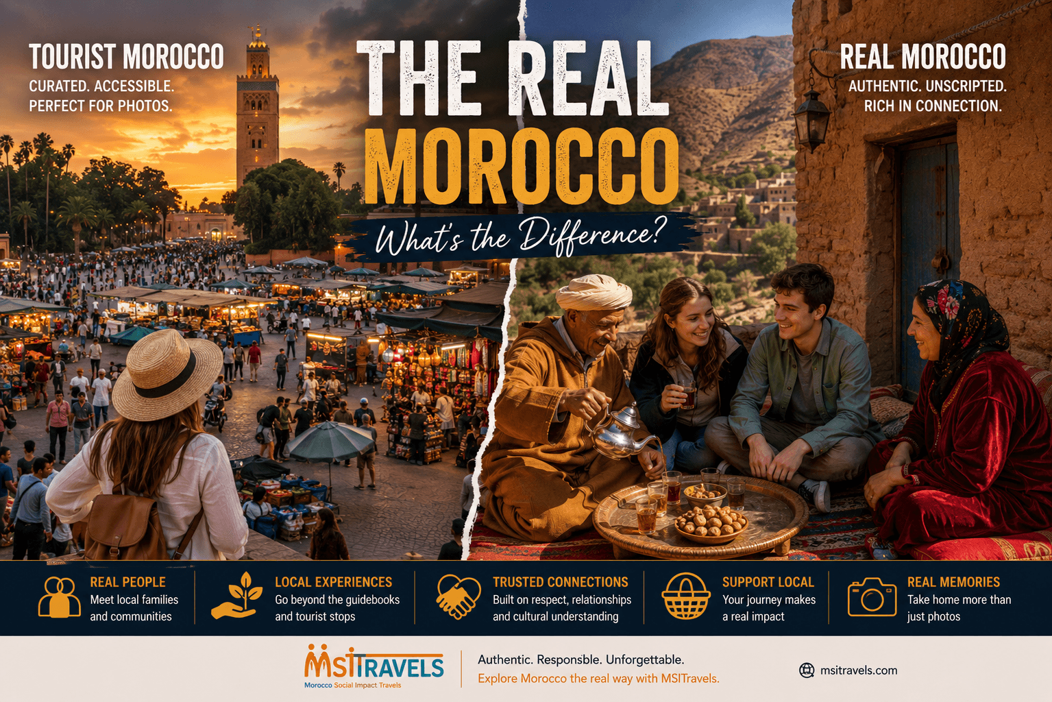 The Real Morocco vs Tourist Morocco: How to Experience Morocco Beyond the Tourist Trail