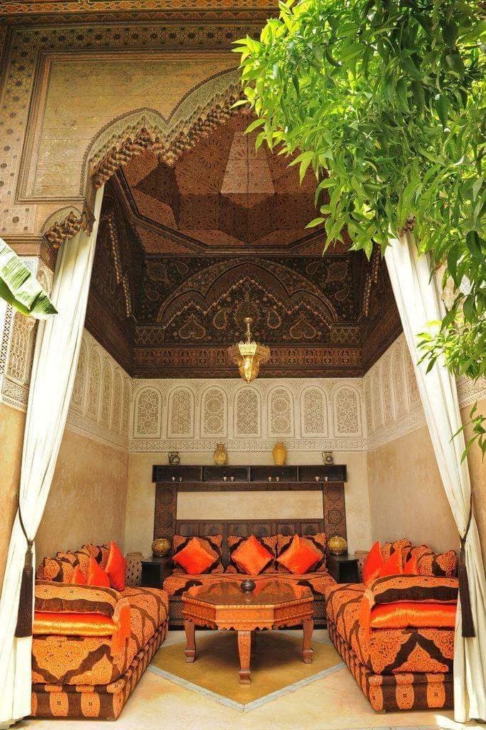 Morocco luxury tours — 5-star riad interior with hand-crafted zellige tiles