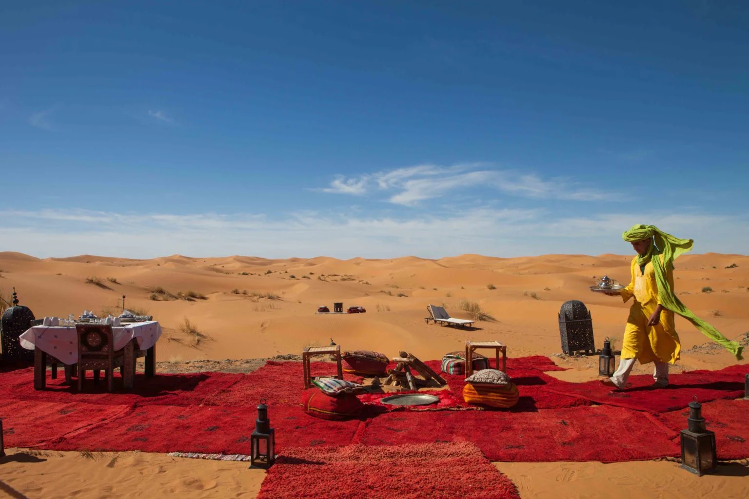 Erg Chigaga desert, Morocco destination travel view