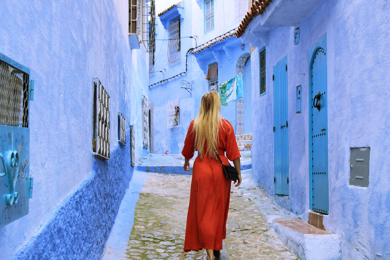 Chefchaouen, Morocco destination travel view