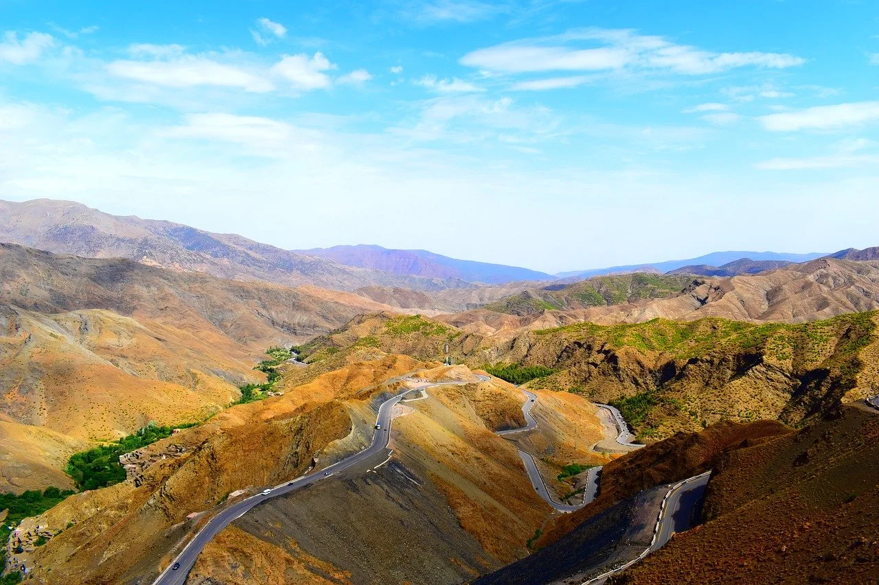 Tizi n’Tichka, Morocco destination travel view